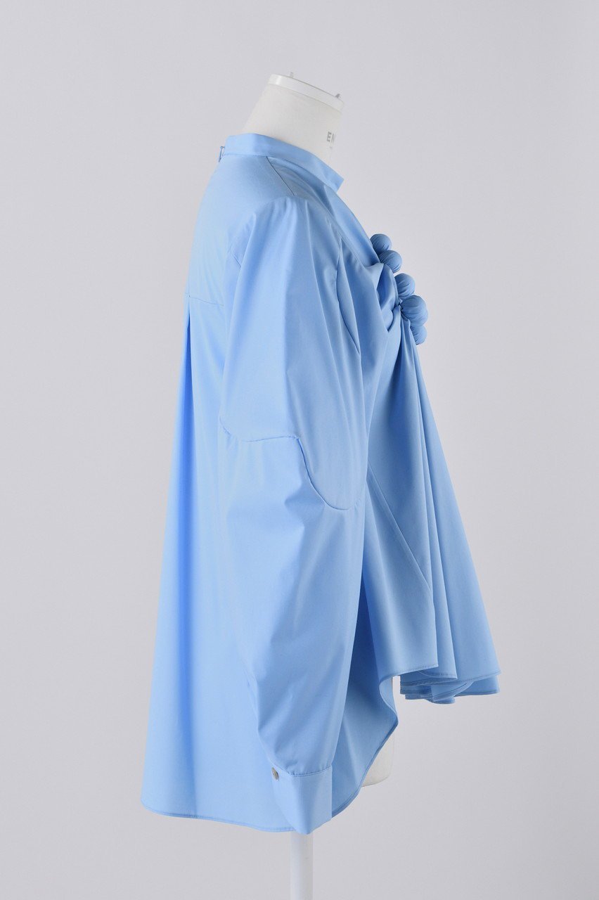 【エンフォルド/ENFOLD】のC/PEブロード ボコボコ BL/ブラウス 人気、トレンドファッション・服の通販 founy(ファニー) 　ファッション　Fashion　レディースファッション　Fashion for Women　トップス・カットソー　Cut & Sew Tops　シャツ・ブラウス・オフィスカジュアル　Elegant Blouses & Button-Ups　おすすめ　Recommended / Our Picks　コレクション　Collection, Seasonal Line　スリーブ　Sleeve, Long Sleeve / Short Sleeve　ブロード　Broadcloth, Fine Cotton　ロング　Long, Long-Length　other-4|ID: prp329100004926694 ipo3291000000036967238