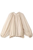 【ガリャルダガランテ/GALLARDAGALANTE】の【HERITANOVUM】ギャザーラグランブラウス 人気、トレンドファッション・服の通販 founy(ファニー) ファッション Fashion レディースファッション Fashion for Women トップス・カットソー Cut & Sew Tops シャツ・ブラウス・オフィスカジュアル Elegant Blouses & Button-Ups ギャザー Gathered, Ruffled スリーブ Sleeve, Long Sleeve / Short Sleeve トレンド Trend, Trending Now バルーン Balloon, Balloon Silhouette ロング Long, Long-Length thumbnail エクリュ|ID: prp329100004926698 ipo3291000000036967261