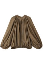 【ガリャルダガランテ/GALLARDAGALANTE】の【HERITANOVUM】ギャザーラグランブラウス 人気、トレンドファッション・服の通販 founy(ファニー) ファッション Fashion レディースファッション Fashion for Women トップス・カットソー Cut & Sew Tops シャツ・ブラウス・オフィスカジュアル Elegant Blouses & Button-Ups ギャザー Gathered, Ruffled スリーブ Sleeve, Long Sleeve / Short Sleeve トレンド Trend, Trending Now バルーン Balloon, Balloon Silhouette ロング Long, Long-Length thumbnail カーキ|ID: prp329100004926698 ipo3291000000036967262