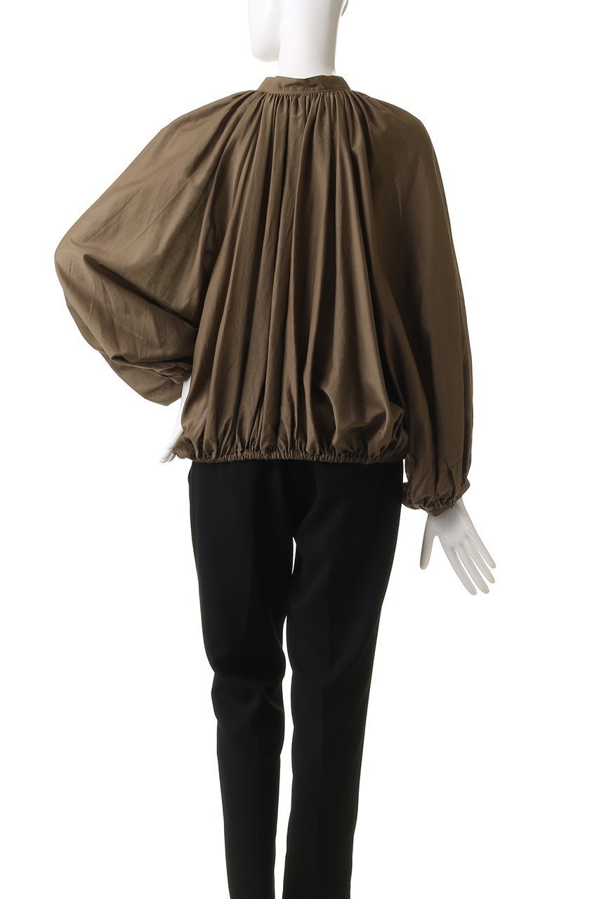 【ガリャルダガランテ/GALLARDAGALANTE】の【HERITANOVUM】ギャザーラグランブラウス 人気、トレンドファッション・服の通販 founy(ファニー) 　ファッション　Fashion　レディースファッション　Fashion for Women　トップス・カットソー　Cut & Sew Tops　シャツ・ブラウス・オフィスカジュアル　Elegant Blouses & Button-Ups　ギャザー　Gathered, Ruffled　スリーブ　Sleeve, Long Sleeve / Short Sleeve　トレンド　Trend, Trending Now　バルーン　Balloon, Balloon Silhouette　ロング　Long, Long-Length　other-4|ID: prp329100004926698 ipo3291000000036967265