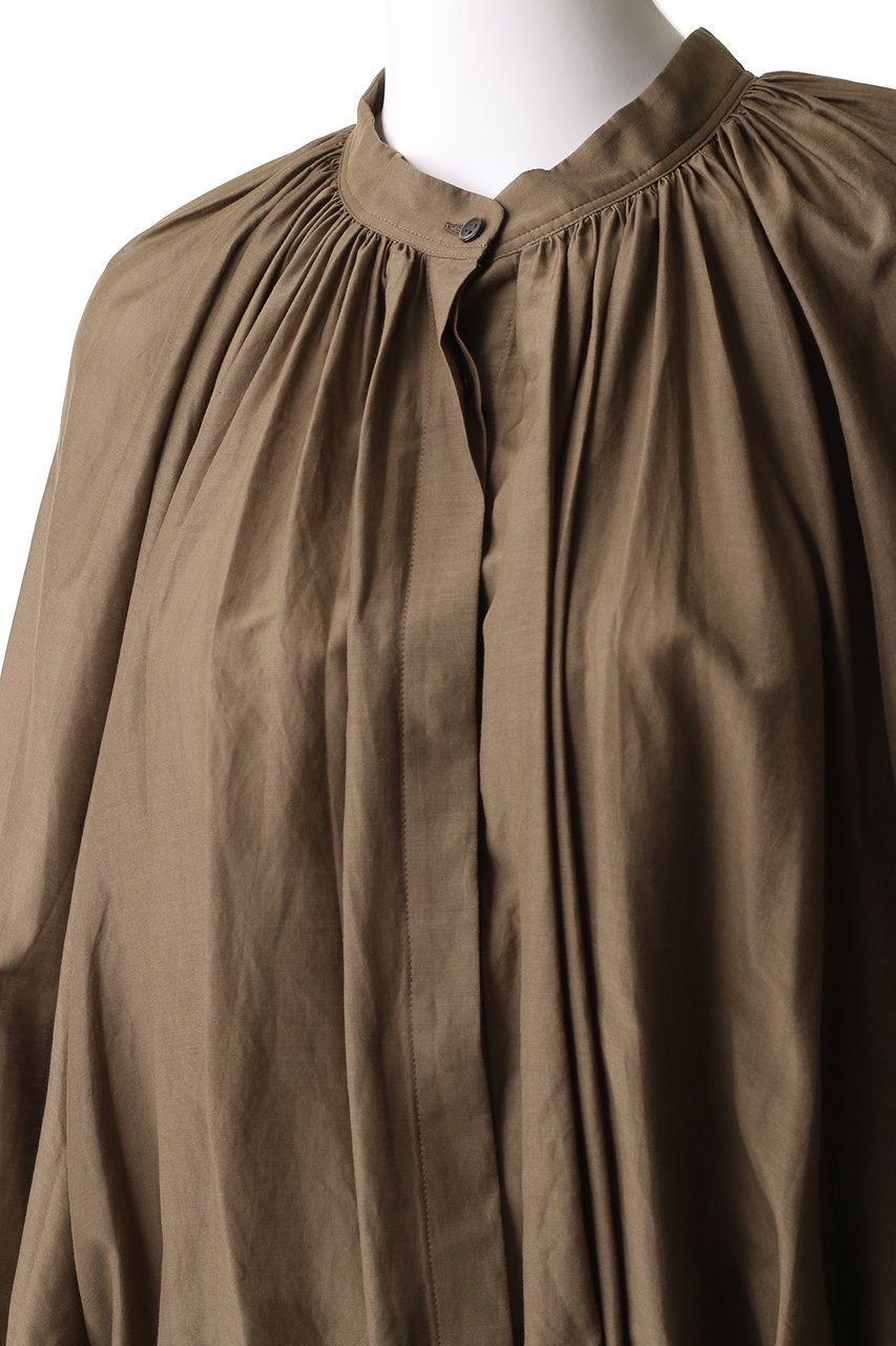 【ガリャルダガランテ/GALLARDAGALANTE】の【HERITANOVUM】ギャザーラグランブラウス 人気、トレンドファッション・服の通販 founy(ファニー) 　ファッション　Fashion　レディースファッション　Fashion for Women　トップス・カットソー　Cut & Sew Tops　シャツ・ブラウス・オフィスカジュアル　Elegant Blouses & Button-Ups　ギャザー　Gathered, Ruffled　スリーブ　Sleeve, Long Sleeve / Short Sleeve　トレンド　Trend, Trending Now　バルーン　Balloon, Balloon Silhouette　ロング　Long, Long-Length　other-5|ID: prp329100004926698 ipo3291000000036967266