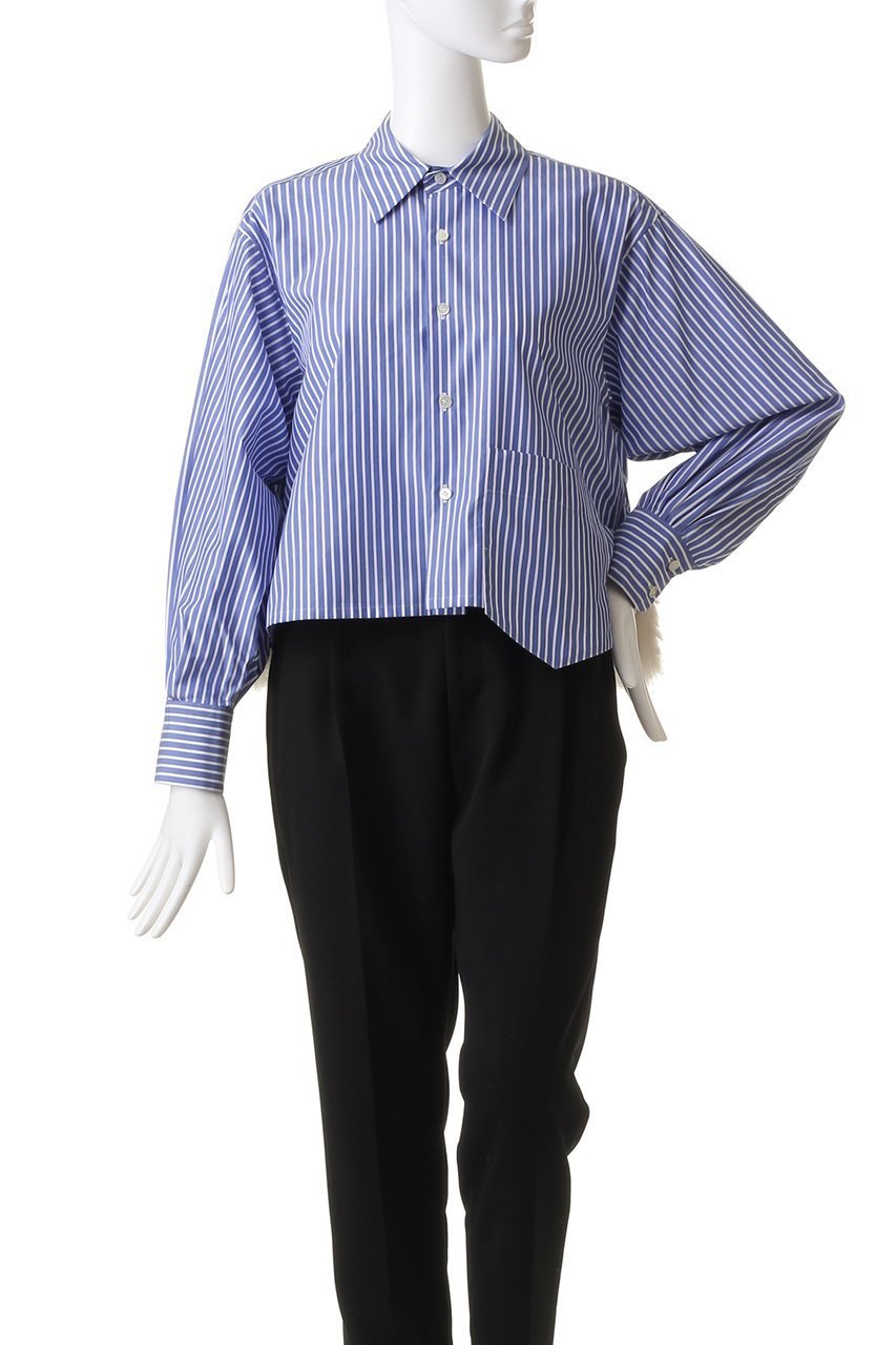 【プルミエ アロンディスモン/1er Arrondissement】の【STUMBLY】ファーコンビネーションクロップドシャツ 人気、トレンドファッション・服の通販 founy(ファニー) 　ファッション　Fashion　レディースファッション　Fashion for Women　トップス・カットソー　Cut & Sew Tops　シャツ・ブラウス・オフィスカジュアル　Elegant Blouses & Button-Ups　クロップド　Cropped, Short Length　スリーブ　Sleeve, Long Sleeve / Short Sleeve　トレンド　Trend, Trending Now　ボトム　Bottoms, Lower Wear　ロング　Long, Long-Length　ワイド　Wide, Wide Fit　other-2|ID: prp329100004926705 ipo3291000000036967312