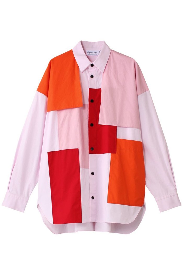 【ナゴンスタンス/nagonstans】のT/Cブロード パッチワークSH/シャツ インテリア・キッズ・メンズ・レディースファッション・服の通販 founy(ファウニー) https://founy.com/ ファッション Fashion レディースファッション Fashion for Women トップス・カットソー Cut & Sew Tops シャツ・ブラウス・オフィスカジュアル Elegant Blouses & Button-Ups おすすめ Recommended / Our Picks スリーブ Sleeve, Long Sleeve / Short Sleeve パッチワーク Patchwork, Mixed Fabric ブロード Broadcloth, Fine Cotton ベスト Vest, Waistcoat ロング Long, Long-Length |ID: prp329100004926709 ipo3291000000036967341