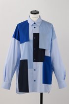 【ナゴンスタンス/nagonstans】のT/Cブロード パッチワークSH/シャツ Water|ID: prp329100004926709 ipo3291000000036967343