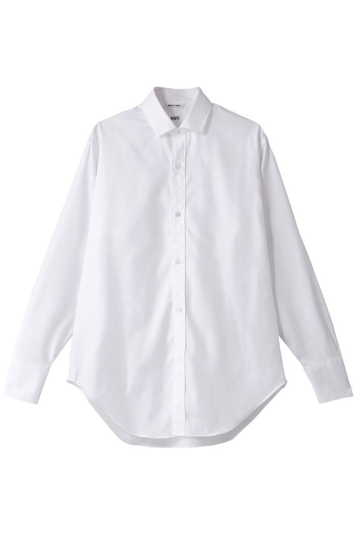 【バウト/BOWTE】のセミ スプレッド カラーシャツ インテリア・キッズ・メンズ・レディースファッション・服の通販 founy(ファウニー) https://founy.com/ ファッション Fashion レディースファッション Fashion for Women トップス・カットソー Cut & Sew Tops シャツ・ブラウス・オフィスカジュアル Elegant Blouses & Button-Ups ジャケット Jacket, Outerwear スリーブ Sleeve, Long Sleeve / Short Sleeve ロング Long, Long-Length エレガント 上品 Elegant |ID: prp329100004926716 ipo3291000000036967397