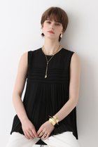 【アルアバイル/allureville】のクロスプリーツブラウス 人気、トレンドファッション・服の通販 founy(ファニー) ファッション Fashion レディースファッション Fashion for Women トップス・カットソー Cut & Sew Tops キャミソール&ノースリーブ Camisoles & Sleeveless Tops シャツ・ブラウス・オフィスカジュアル Elegant Blouses & Button-Ups ジャケット Jacket, Outerwear デニム Denim, Jeans Material ノースリーブ Sleeveless, No-Sleeve ハーフ Half, Half-Length フォーマル Formal, Dressy プリーツ Pleats, Pleated ボトム Bottoms, Lower Wear ボーダー Border, Stripe エレガント 上品 Elegant thumbnail ブラック|ID: prp329100004926731 ipo3291000000036967495