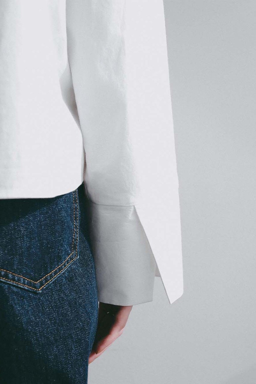 【ハー/HER.】のアシメカラーデザインブラウス 人気、トレンドファッション・服の通販 founy(ファニー) 　ファッション　Fashion　レディースファッション　Fashion for Women　トップス・カットソー　Cut & Sew Tops　シャツ・ブラウス・オフィスカジュアル　Elegant Blouses & Button-Ups　カフス　Cuff Design　スリーブ　Sleeve, Long Sleeve / Short Sleeve　タイプライター　Typewriter Fabric, Crisp Cotton　ロング　Long, Long-Length　other-7|ID: prp329100004926736 ipo3291000000036967537