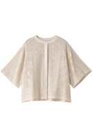 【プルミエ アロンディスモン/1er Arrondissement】の【normment】コットンメッシュレースブラウス 人気、トレンドファッション・服の通販 founy(ファニー) ファッション Fashion レディースファッション Fashion for Women トップス・カットソー Cut & Sew Tops シャツ・ブラウス・オフィスカジュアル Elegant Blouses & Button-Ups ショート Short, Short Length スタンド Stand Collar, Upright Stand スリーブ Sleeve, Long Sleeve / Short Sleeve デニム Denim, Jeans Material ファブリック Fabric, Textile メッシュ Mesh, Net Fabric |ID:prp329100004926740