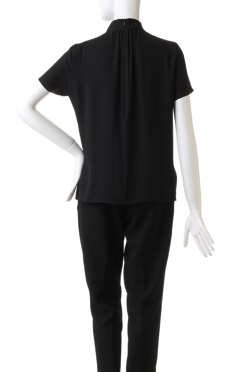 【ベイジ,/BEIGE,】のEVA(エバ)/ハイネックブラウス 人気、トレンドファッション・服の通販 founy(ファニー) 　ファッション　Fashion　レディースファッション　Fashion for Women　トップス・カットソー　Cut & Sew Tops　シャツ・ブラウス・オフィスカジュアル　Elegant Blouses & Button-Ups　ギャザー　Gathered, Ruffled　ショート　Short, Short Length　シンプル　Simple, Minimal　スリーブ　Sleeve, Long Sleeve / Short Sleeve　セレモニー　Ceremony　ドレープ　Drape, Draping Fabric　ハイネック　High Neck, Mock Neck　エレガント 上品　Elegant　other-4|ID: prp329100004926750 ipo3291000000036967656