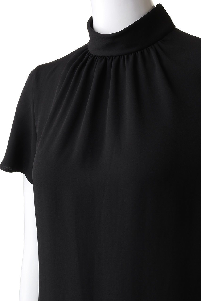 【ベイジ,/BEIGE,】のEVA(エバ)/ハイネックブラウス 人気、トレンドファッション・服の通販 founy(ファニー) 　ファッション　Fashion　レディースファッション　Fashion for Women　トップス・カットソー　Cut & Sew Tops　シャツ・ブラウス・オフィスカジュアル　Elegant Blouses & Button-Ups　ギャザー　Gathered, Ruffled　ショート　Short, Short Length　シンプル　Simple, Minimal　スリーブ　Sleeve, Long Sleeve / Short Sleeve　セレモニー　Ceremony　ドレープ　Drape, Draping Fabric　ハイネック　High Neck, Mock Neck　エレガント 上品　Elegant　other-5|ID: prp329100004926750 ipo3291000000036967658