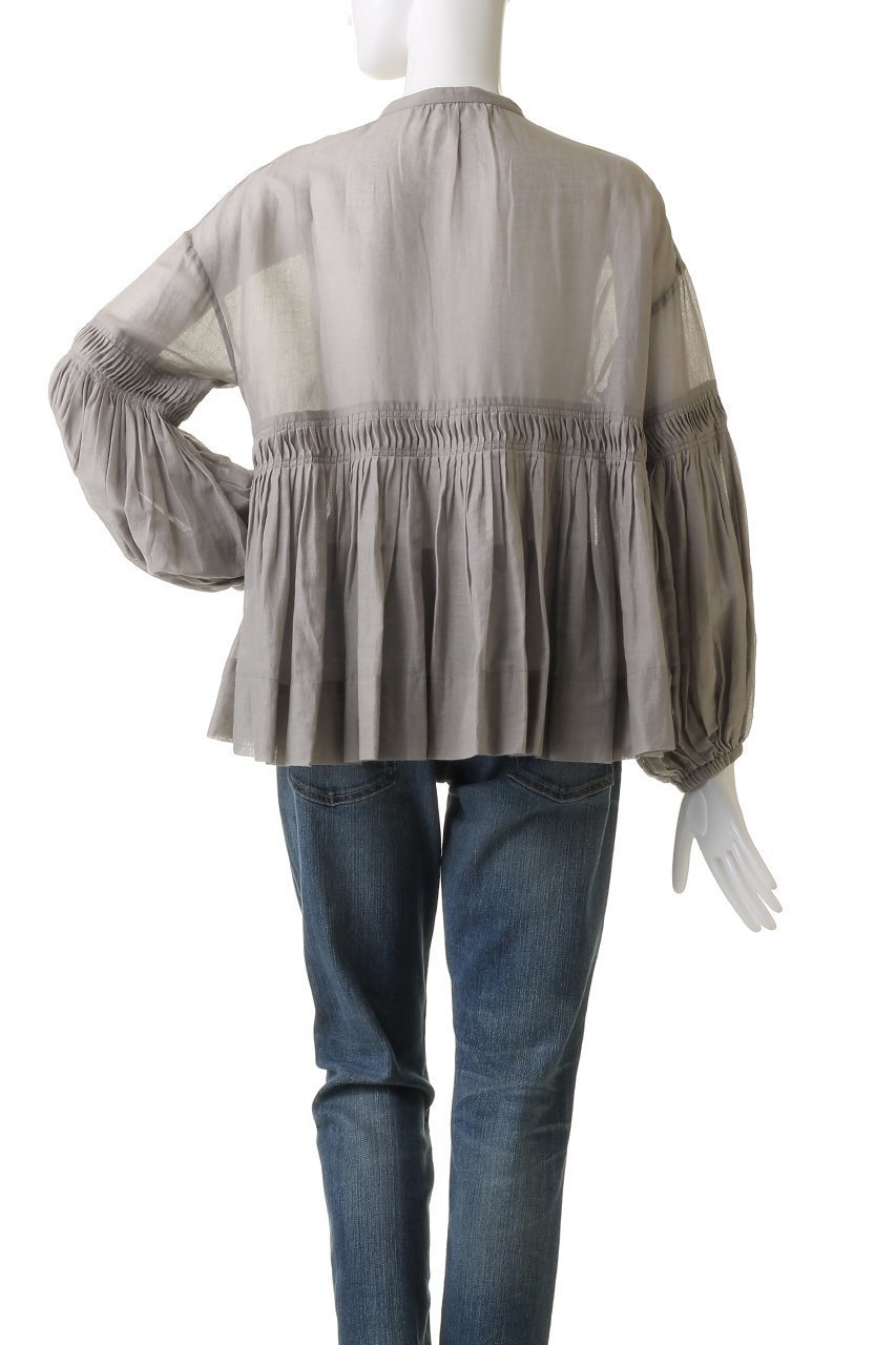 【マリリンムーン/MARILYN MOON】のタックテクニックシアーコットンブラウス 人気、トレンドファッション・服の通販 founy(ファニー) 　ファッション　Fashion　レディースファッション　Fashion for Women　トップス・カットソー　Cut & Sew Tops　シャツ・ブラウス・オフィスカジュアル　Elegant Blouses & Button-Ups　おすすめ　Recommended / Our Picks　インド　Indian Textile　インナー　Innerwear　サマー　Summer, Summer Style　シアー　Sheer, See-Through　スリーブ　Sleeve, Long Sleeve / Short Sleeve　ハンド　Hand, Handmade　フェミニン　Feminine, Girly　フレア　Flare, Flared　ロング　Long, Long-Length　other-4|ID: prp329100004926759 ipo3291000000036967724