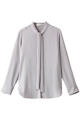 【ベイジ,/BEIGE,】 EVA(エバ)/ブラウス人気、トレンドファッション・服の通販 founy(ファニー) ファッション Fashion レディースファッション Fashion for Women トップス・カットソー Cut & Sew Tops シャツ・ブラウス・オフィスカジュアル Elegant Blouses & Button-Ups とろみ Fluid, Flowy Fabric ジョーゼット Georgette, Semi-Sheer Fabric ストレッチ Stretch, Stretchy Fabric スリーブ Sleeve, Long Sleeve / Short Sleeve フリル Frill, Ruffle ロング Long, Long-Length |ID:prp329100004926789