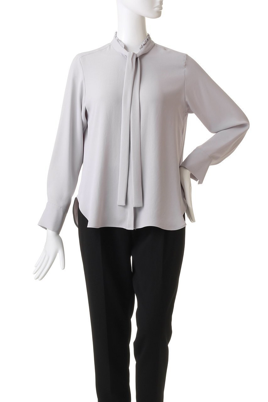 【ベイジ,/BEIGE,】のEVA(エバ)/ブラウス 人気、トレンドファッション・服の通販 founy(ファニー) 　ファッション　Fashion　レディースファッション　Fashion for Women　トップス・カットソー　Cut & Sew Tops　シャツ・ブラウス・オフィスカジュアル　Elegant Blouses & Button-Ups　とろみ　Fluid, Flowy Fabric　ジョーゼット　Georgette, Semi-Sheer Fabric　ストレッチ　Stretch, Stretchy Fabric　スリーブ　Sleeve, Long Sleeve / Short Sleeve　フリル　Frill, Ruffle　ロング　Long, Long-Length　other-2|ID: prp329100004926789 ipo3291000000036967913