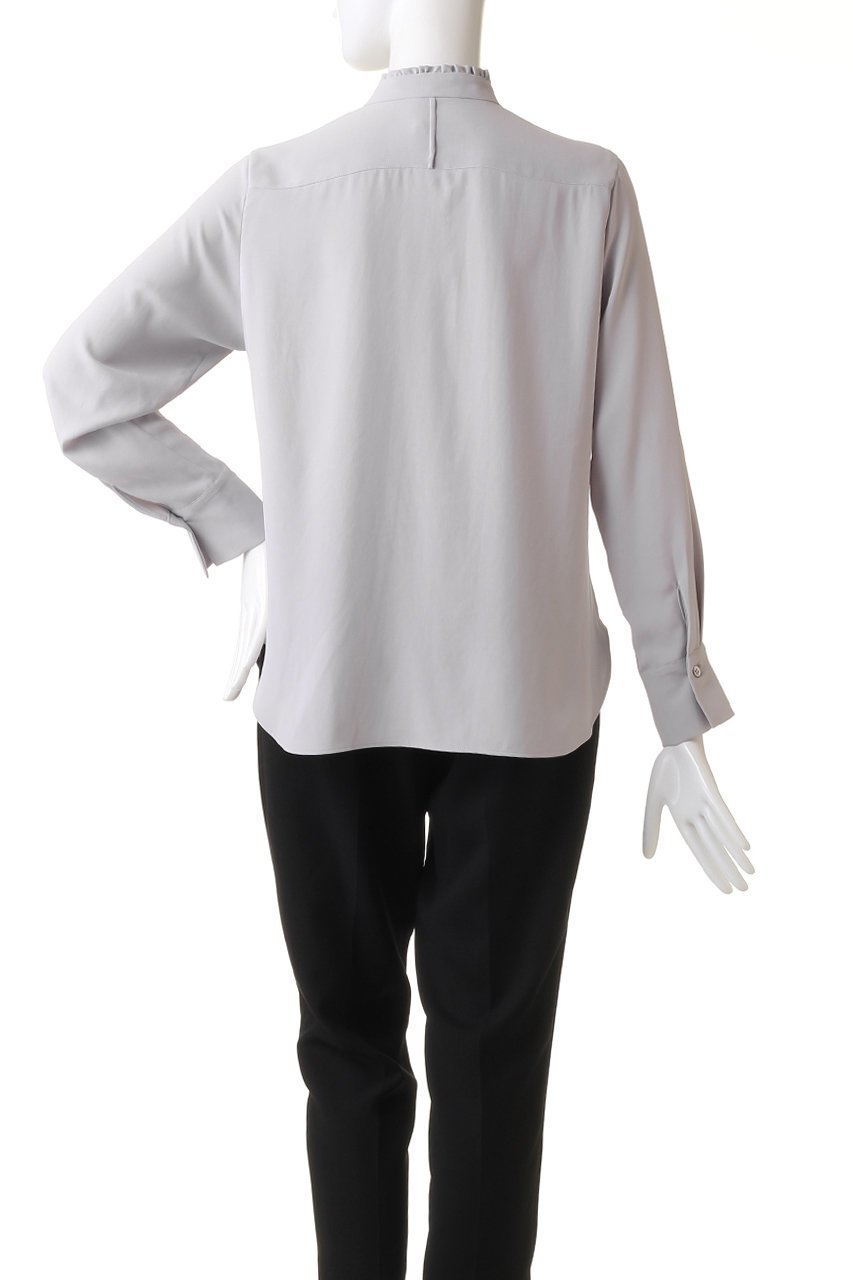 【ベイジ,/BEIGE,】のEVA(エバ)/ブラウス 人気、トレンドファッション・服の通販 founy(ファニー) 　ファッション　Fashion　レディースファッション　Fashion for Women　トップス・カットソー　Cut & Sew Tops　シャツ・ブラウス・オフィスカジュアル　Elegant Blouses & Button-Ups　とろみ　Fluid, Flowy Fabric　ジョーゼット　Georgette, Semi-Sheer Fabric　ストレッチ　Stretch, Stretchy Fabric　スリーブ　Sleeve, Long Sleeve / Short Sleeve　フリル　Frill, Ruffle　ロング　Long, Long-Length　other-4|ID: prp329100004926789 ipo3291000000036967915