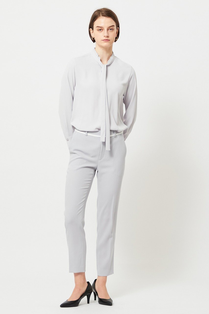 【ベイジ,/BEIGE,】のEVA(エバ)/ブラウス 人気、トレンドファッション・服の通販 founy(ファニー) 　ファッション　Fashion　レディースファッション　Fashion for Women　トップス・カットソー　Cut & Sew Tops　シャツ・ブラウス・オフィスカジュアル　Elegant Blouses & Button-Ups　とろみ　Fluid, Flowy Fabric　ジョーゼット　Georgette, Semi-Sheer Fabric　ストレッチ　Stretch, Stretchy Fabric　スリーブ　Sleeve, Long Sleeve / Short Sleeve　フリル　Frill, Ruffle　ロング　Long, Long-Length　other-6|ID: prp329100004926789 ipo3291000000036967917