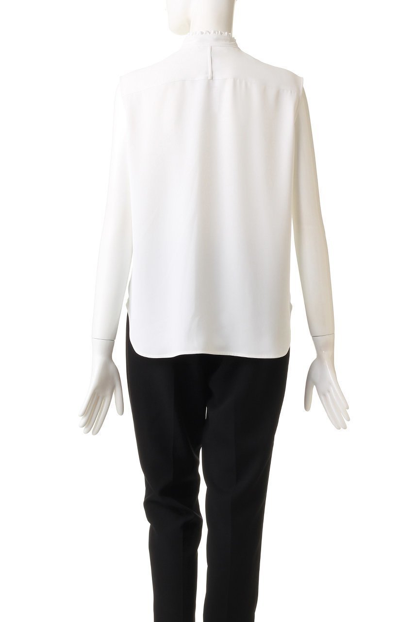 【ベイジ,/BEIGE,】のEVA(エヴァ)/ブラウス 人気、トレンドファッション・服の通販 founy(ファニー) 　ファッション　Fashion　レディースファッション　Fashion for Women　トップス・カットソー　Cut & Sew Tops　シャツ・ブラウス・オフィスカジュアル　Elegant Blouses & Button-Ups　とろみ　Fluid, Flowy Fabric　ショート　Short, Short Length　ジョーゼット　Georgette, Semi-Sheer Fabric　ストレッチ　Stretch, Stretchy Fabric　スリーブ　Sleeve, Long Sleeve / Short Sleeve　フリル　Frill, Ruffle　エレガント 上品　Elegant　other-4|ID: prp329100004926791 ipo3291000000036967929