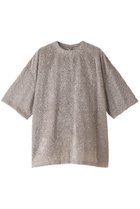 【エリオポール/heliopole】のTEE BLOUSE ブラウス 人気、トレンドファッション・服の通販 founy(ファニー) ファッション Fashion レディースファッション Fashion for Women トップス・カットソー Cut & Sew Tops シャツ・ブラウス・オフィスカジュアル Elegant Blouses & Button-Ups ジャカード／ジャガード Jacquard, Woven Pattern スリーブ Sleeve, Long Sleeve / Short Sleeve バランス Balance, Style Balance ロング Long, Long-Length エレガント 上品 Elegant 秋 Autumn thumbnail ベージュ|ID: prp329100004926798 ipo3291000000036967972