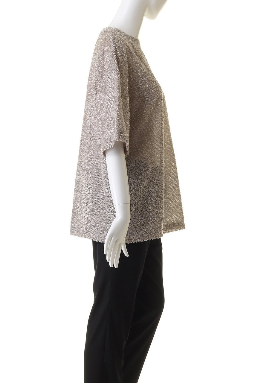 【エリオポール/heliopole】のTEE BLOUSE ブラウス 人気、トレンドファッション・服の通販 founy(ファニー) 　ファッション　Fashion　レディースファッション　Fashion for Women　トップス・カットソー　Cut & Sew Tops　シャツ・ブラウス・オフィスカジュアル　Elegant Blouses & Button-Ups　ジャカード／ジャガード　Jacquard, Woven Pattern　スリーブ　Sleeve, Long Sleeve / Short Sleeve　バランス　Balance, Style Balance　ロング　Long, Long-Length　エレガント 上品　Elegant　秋　Autumn　other-3|ID: prp329100004926798 ipo3291000000036967976