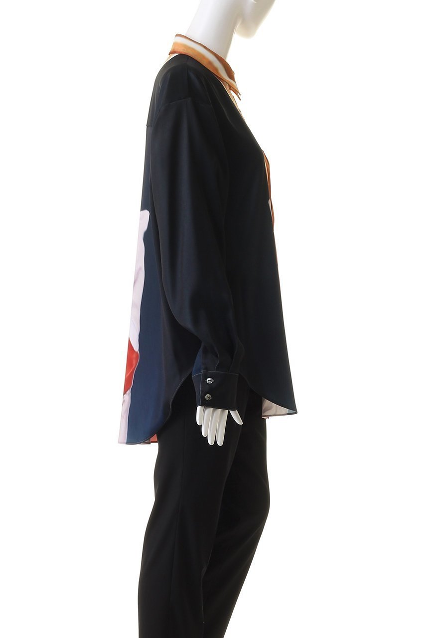 【プランク プロジェクト/PRANK PROJECT】のマルチプリントシャツ / Multi Printed Shirt 人気、トレンドファッション・服の通販 founy(ファニー) 　ファッション　Fashion　レディースファッション　Fashion for Women　トップス・カットソー　Cut & Sew Tops　シャツ・ブラウス・オフィスカジュアル　Elegant Blouses & Button-Ups　おすすめ　Recommended / Our Picks　サテン　Satin, Glossy Fabric　ストレッチ　Stretch, Stretchy Fabric　スリーブ　Sleeve, Long Sleeve / Short Sleeve　セットアップ　Set-Up, Coordinated Outfit　ファブリック　Fabric, Textile　プリント　Print, Printed Pattern　モノトーン　Monotone, Black and White　ロング　Long, Long-Length　ヴィンテージ　Vintage Style　other-3|ID: prp329100004926807 ipo3291000000036968044