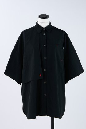 【ナゴンスタンス/nagonstans】 タスランウェザー3/4Sleeve SH/シャツ人気、トレンドファッション・服の通販 founy(ファニー) ファッション Fashion レディースファッション Fashion for Women トップス・カットソー Cut & Sew Tops シャツ・ブラウス・オフィスカジュアル Elegant Blouses & Button-Ups アシンメトリー Asymmetrical Style ショート Short, Short Length スリーブ Sleeve, Long Sleeve / Short Sleeve リラックス Relax, Relaxed Fit |ID:prp329100004926815