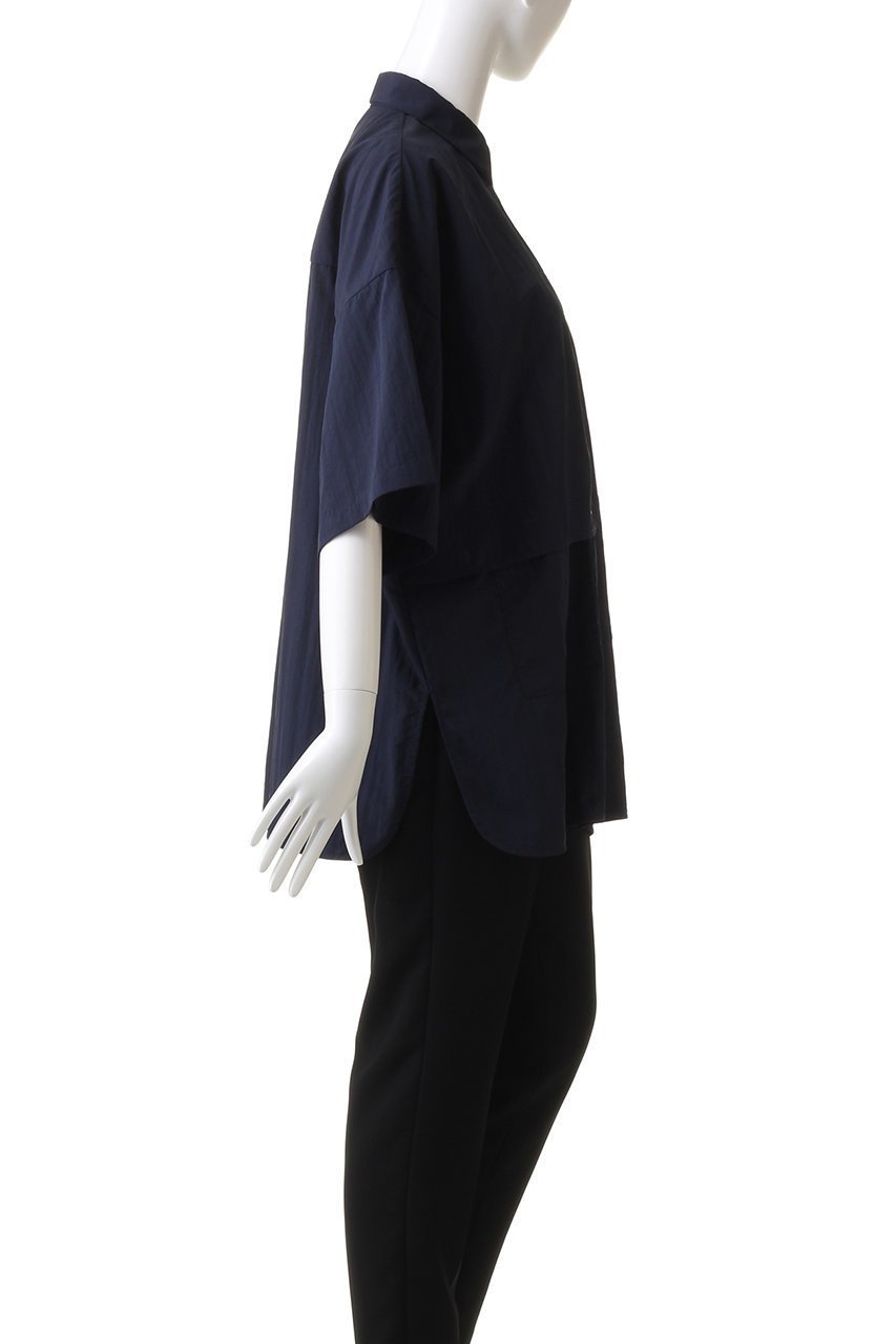 【ナゴンスタンス/nagonstans】のタスランウェザー3/4Sleeve SH/シャツ 人気、トレンドファッション・服の通販 founy(ファニー) 　ファッション　Fashion　レディースファッション　Fashion for Women　トップス・カットソー　Cut & Sew Tops　シャツ・ブラウス・オフィスカジュアル　Elegant Blouses & Button-Ups　アシンメトリー　Asymmetrical Style　ショート　Short, Short Length　スリーブ　Sleeve, Long Sleeve / Short Sleeve　リラックス　Relax, Relaxed Fit　other-3|ID: prp329100004926815 ipo3291000000036968105