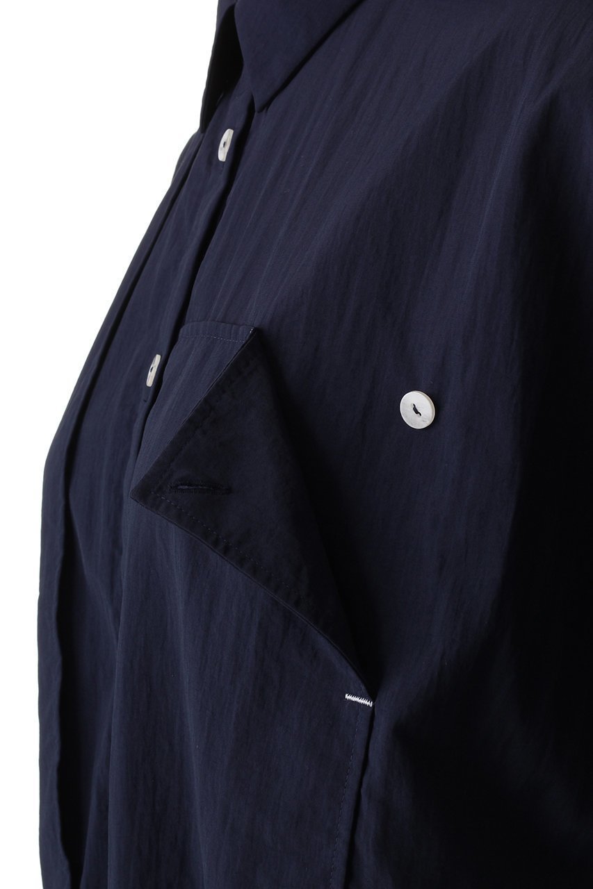 【ナゴンスタンス/nagonstans】のタスランウェザー3/4Sleeve SH/シャツ 人気、トレンドファッション・服の通販 founy(ファニー) 　ファッション　Fashion　レディースファッション　Fashion for Women　トップス・カットソー　Cut & Sew Tops　シャツ・ブラウス・オフィスカジュアル　Elegant Blouses & Button-Ups　アシンメトリー　Asymmetrical Style　ショート　Short, Short Length　スリーブ　Sleeve, Long Sleeve / Short Sleeve　リラックス　Relax, Relaxed Fit　other-6|ID: prp329100004926815 ipo3291000000036968109