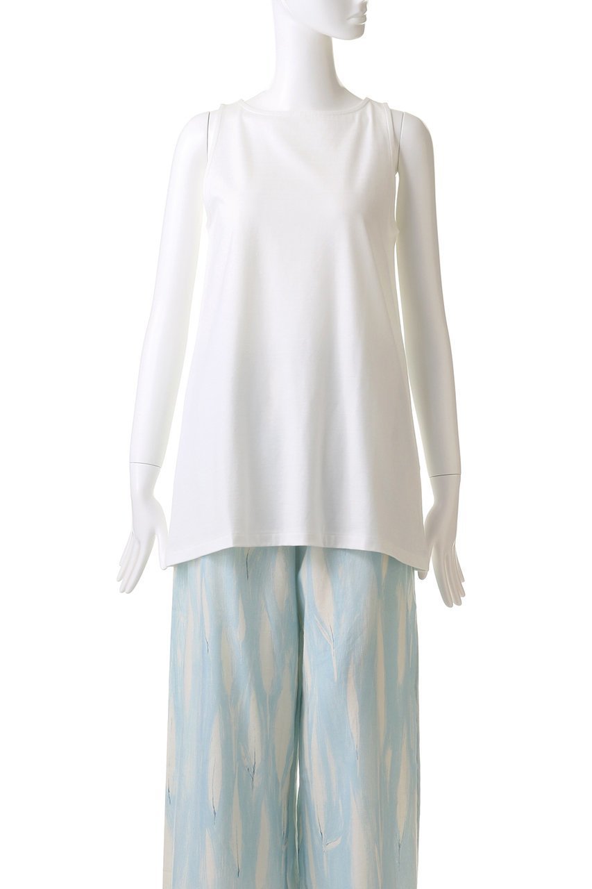 【プリスティン/PRISTINE】のSZ天竺ノースリーブチュニック 人気、トレンドファッション・服の通販 founy(ファニー) 　ファッション　Fashion　レディースファッション　Fashion for Women　トップス・カットソー　Cut & Sew Tops　キャミソール&ノースリーブ　Camisoles & Sleeveless Tops　シャツ・ブラウス・オフィスカジュアル　Elegant Blouses & Button-Ups　チュニック　Tunic, Long Top　ノースリーブ　Sleeveless, No-Sleeve　夏　Summer　other-2|ID: prp329100004926817 ipo3291000000036968122