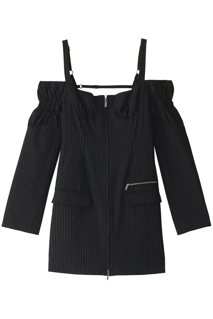 【プランク プロジェクト/PRANK PROJECT】のオフショルダービスチェトップス / Off Shoulder Bistier Top インテリア・キッズ・メンズ・レディースファッション・服の通販 founy(ファウニー) https://founy.com/ ファッション Fashion レディースファッション Fashion for Women トップス・カットソー Cut & Sew Tops シャツ・ブラウス・オフィスカジュアル Elegant Blouses & Button-Ups ビスチェ Bustiers & Corset Tops / Layered Bustier Style おすすめ Recommended / Our Picks ジャケット Jacket, Outerwear ストレッチ Stretch, Stretchy Fabric スリット Slit, Slit Detail スリーブ Sleeve, Long Sleeve / Short Sleeve セットアップ Set-Up, Coordinated Outfit デニム Denim, Jeans Material ロング Long, Long-Length |ID: prp329100004926822 ipo3291000000036968148