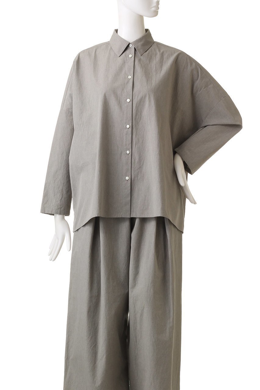 【プリスティン/PRISTINE】のカラードポプリン ビッグシャツ 人気、トレンドファッション・服の通販 founy(ファニー) 　ファッション　Fashion　レディースファッション　Fashion for Women　トップス・カットソー　Cut & Sew Tops　シャツ・ブラウス・オフィスカジュアル　Elegant Blouses & Button-Ups　おすすめ　Recommended / Our Picks　スリーブ　Sleeve, Long Sleeve / Short Sleeve　セットアップ　Set-Up, Coordinated Outfit　ビッグ　Big, Oversized　ロング　Long, Long-Length　other-2|ID: prp329100004926824 ipo3291000000036968165