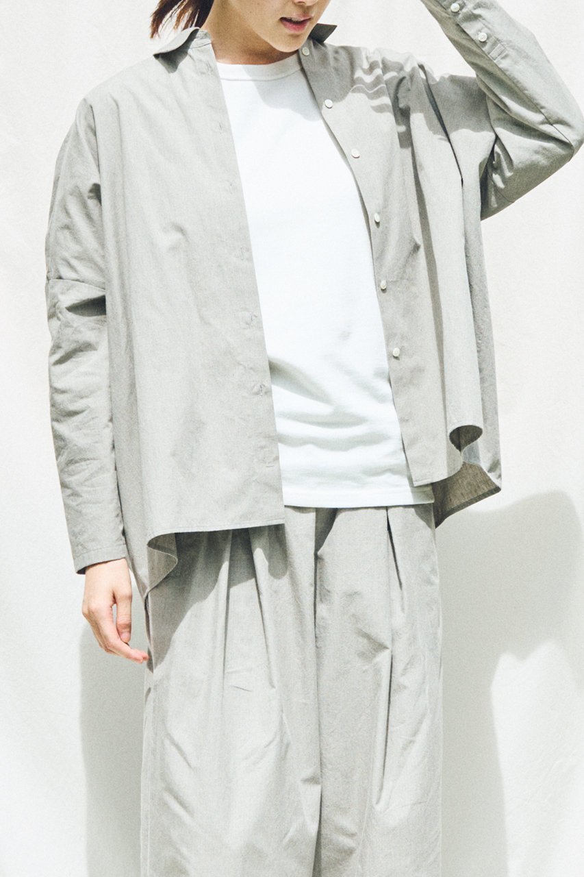 【プリスティン/PRISTINE】のカラードポプリン ビッグシャツ 人気、トレンドファッション・服の通販 founy(ファニー) 　ファッション　Fashion　レディースファッション　Fashion for Women　トップス・カットソー　Cut & Sew Tops　シャツ・ブラウス・オフィスカジュアル　Elegant Blouses & Button-Ups　おすすめ　Recommended / Our Picks　スリーブ　Sleeve, Long Sleeve / Short Sleeve　セットアップ　Set-Up, Coordinated Outfit　ビッグ　Big, Oversized　ロング　Long, Long-Length　other-6|ID: prp329100004926824 ipo3291000000036968169