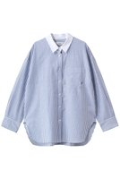 【エブール/ebure】のコットンリネンストライプ クレリックシャツ 人気、トレンドファッション・服の通販 founy(ファニー) ファッション Fashion レディースファッション Fashion for Women トップス・カットソー Cut & Sew Tops シャツ・ブラウス・オフィスカジュアル Elegant Blouses & Button-Ups イタリア Italy シンプル Simple, Minimal スリーブ Sleeve, Long Sleeve / Short Sleeve ボトム Bottoms, Lower Wear リネン Linen, Linen Fabric ロング Long, Long-Length |ID:prp329100004926832