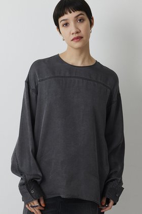 【ウィムガゼット/Whim Gazette】 ピグメントクルーブラウス人気、トレンドファッション・服の通販 founy(ファニー) ファッション Fashion レディースファッション Fashion for Women トップス・カットソー Cut & Sew Tops シャツ・ブラウス・オフィスカジュアル Elegant Blouses & Button-Ups おすすめ Recommended / Our Picks キュプラ Cupro, Eco Fabric クール Cool, Chic シルク Silk, 100% Silk シンプル Simple, Minimal スリーブ Sleeve, Long Sleeve / Short Sleeve セットアップ Set-Up, Coordinated Outfit モダン Modern, Contemporary ロング Long, Long-Length ヴィンテージ Vintage Style |ID:prp329100004926836