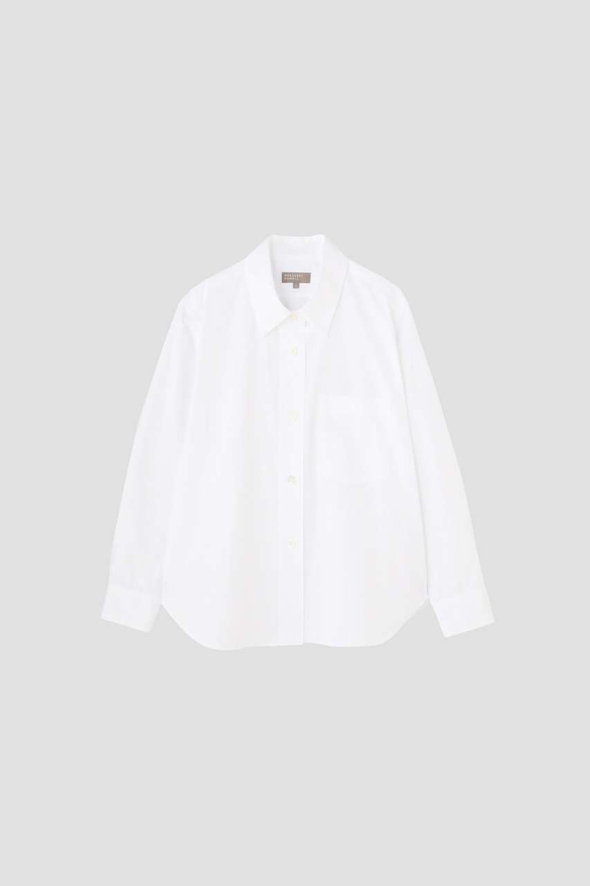 【マーガレットハウエル/MARGARET HOWELL】のPLAIN POPLIN 人気、トレンドファッション・服の通販 founy(ファニー) 　ファッション　Fashion　レディースファッション　Fashion for Women　トップス・カットソー　Cut & Sew Tops　シャツ・ブラウス・オフィスカジュアル　Elegant Blouses & Button-Ups　シンプル　Simple, Minimal　スリーブ　Sleeve, Long Sleeve / Short Sleeve　ベーシック　Basic, Essential　ロング　Long, Long-Length　 other-1|ID: prp329100004926839 ipo3291000000036968252