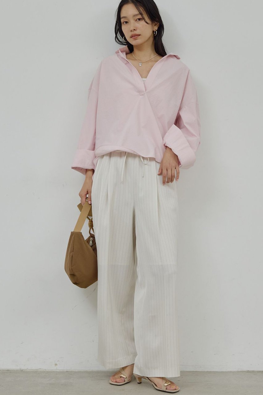 【ガリャルダガランテ/GALLARDAGALANTE】のスキッパーシャツ 人気、トレンドファッション・服の通販 founy(ファニー) 　ファッション　Fashion　レディースファッション　Fashion for Women　トップス・カットソー　Cut & Sew Tops　シャツ・ブラウス・オフィスカジュアル　Elegant Blouses & Button-Ups　スキッパー　Skipper, Open Collar　スリーブ　Sleeve, Long Sleeve / Short Sleeve　ボトム　Bottoms, Lower Wear　ロング　Long, Long-Length　other-2|ID: prp329100004926840 ipo3291000000036968265