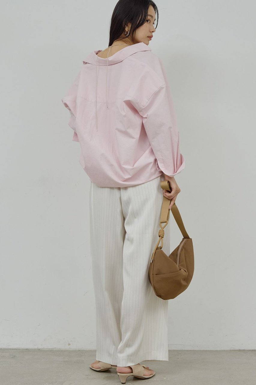 【ガリャルダガランテ/GALLARDAGALANTE】のスキッパーシャツ 人気、トレンドファッション・服の通販 founy(ファニー) 　ファッション　Fashion　レディースファッション　Fashion for Women　トップス・カットソー　Cut & Sew Tops　シャツ・ブラウス・オフィスカジュアル　Elegant Blouses & Button-Ups　スキッパー　Skipper, Open Collar　スリーブ　Sleeve, Long Sleeve / Short Sleeve　ボトム　Bottoms, Lower Wear　ロング　Long, Long-Length　other-4|ID: prp329100004926840 ipo3291000000036968267