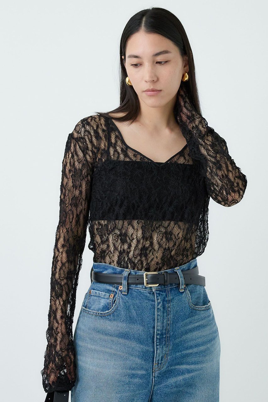 【カオス/Chaos】のグラスレースプルオーバー 人気、トレンドファッション・服の通販 founy(ファニー) 　ファッション　Fashion　レディースファッション　Fashion for Women　トップス・カットソー　Cut & Sew Tops　シャツ・ブラウス・オフィスカジュアル　Elegant Blouses & Button-Ups　カジュアルプルオーバー・ニットトップス　Pullovers & Knit Tops / Casual Pullovers　インナー　Innerwear　コンパクト　Compact, Small Size　ジャケット　Jacket, Outerwear　スリーブ　Sleeve, Long Sleeve / Short Sleeve　ランダム　Random, Irregular　レース　Lace, Lace Fabric　ロング　Long, Long-Length　other-7|ID: prp329100004926843 ipo3291000000036968286