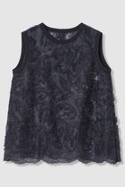 【アナイ/ANAYI】のチュールコードレース プルオーバー 人気、トレンドファッション・服の通販 founy(ファニー) ファッション Fashion レディースファッション Fashion for Women トップス・カットソー Cut & Sew Tops キャミソール&ノースリーブ Camisoles & Sleeveless Tops シャツ・ブラウス・オフィスカジュアル Elegant Blouses & Button-Ups カジュアルプルオーバー・ニットトップス Pullovers & Knit Tops / Casual Pullovers おすすめ Recommended / Our Picks ジャケット Jacket, Outerwear スカラップ Scallop, Scalloped Edge チュール Tulip, Tulip Motif ノースリーブ Sleeveless, No-Sleeve ボタニカル Botanical, Floral Pattern レース Lace, Lace Fabric thumbnail ネイビー|ID: prp329100004926855 ipo3291000000036968378