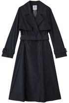 【ランバン オン ブルー/LANVIN en Bleu】のシルクシャンブレータフタトレンチコート ネイビー|ID: prp329100004926871 ipo3291000000036968484