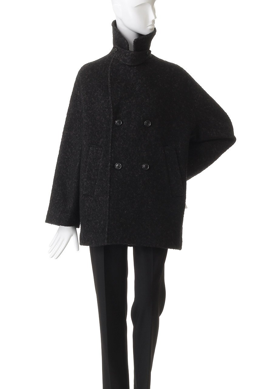 【エリオポール/heliopole】の【TICCA】ミックスツイードPコート 人気、トレンドファッション・服の通販 founy(ファニー) 　ファッション　Fashion　レディースファッション　Fashion for Women　アウター　Coat / Outerwear Collection　コート・ロングコート・ピーコート　Long Coats, Peacoats & More　Pコート　Pea Coats　ショート　Short, Short Length　ダブル　Double, Double-Breasted　ツイード　Twill, Twill Weave　ミックス　Mix, Mixed Style　A/W・秋冬　Autumn/Winter　other-7|ID: prp329100004926885 ipo3291000000036968584