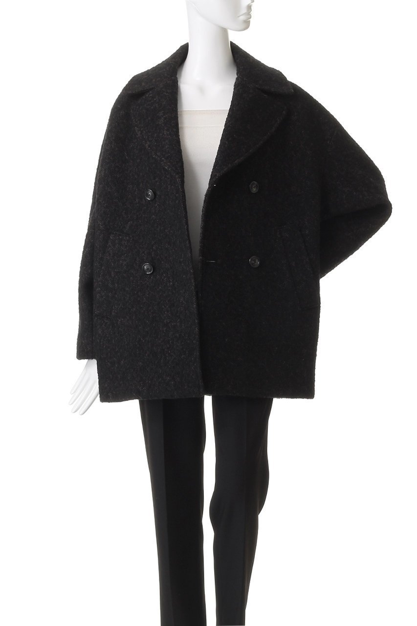 【エリオポール/heliopole】の【TICCA】ミックスツイードPコート 人気、トレンドファッション・服の通販 founy(ファニー) 　ファッション　Fashion　レディースファッション　Fashion for Women　アウター　Coat / Outerwear Collection　コート・ロングコート・ピーコート　Long Coats, Peacoats & More　Pコート　Pea Coats　ショート　Short, Short Length　ダブル　Double, Double-Breasted　ツイード　Twill, Twill Weave　ミックス　Mix, Mixed Style　A/W・秋冬　Autumn/Winter　other-8|ID: prp329100004926885 ipo3291000000036968585