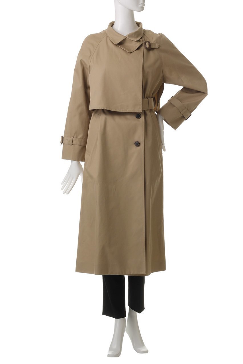 【アルアバイル/allureville】のオーバーラップスタンドコート B 人気、トレンドファッション・服の通販 founy(ファニー) 　ファッション　Fashion　レディースファッション　Fashion for Women　アウター　Coat / Outerwear Collection　コート・ロングコート・ピーコート　Long Coats, Peacoats & More　アシンメトリー　Asymmetrical Style　シンプル　Simple, Minimal　スタンド　Stand Collar, Upright Stand　テーラード　Tailored, Tailored Fit　ドレス　Dress, One-Piece　マニッシュ　Mannish, Boyish　ロング　Long, Long-Length　other-2|ID: prp329100004926901 ipo3291000000036968706