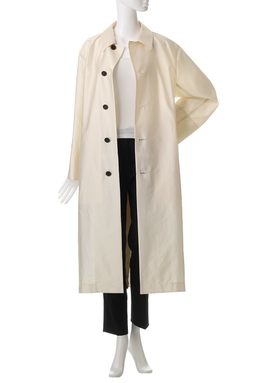 【セアン/SCEARN】のPOLYESTER SILK TAFFETA コート 人気、トレンドファッション・服の通販 founy(ファニー) 　ファッション　Fashion　レディースファッション　Fashion for Women　アウター　Coat / Outerwear Collection　コート・ロングコート・ピーコート　Long Coats, Peacoats & More　エレガント 上品　Elegant　カフス　Cuff Design　シルク　Silk, 100% Silk　ダブル　Double, Double-Breasted　リュクス　Luxury, Elegant, High-End, Chic　ロング　Long, Long-Length　other-7|ID: prp329100004926902 ipo3291000000036968721