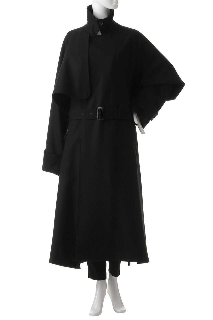 【ザ リラクス/THE RERACS】のトレンチポンチョコート 人気、トレンドファッション・服の通販 founy(ファニー) 　ファッション　Fashion　レディースファッション　Fashion for Women　アウター　Coat / Outerwear Collection　コート・ロングコート・ピーコート　Long Coats, Peacoats & More　ポンチョ・ケープコート　Ponchos & Capes　スタイリッシュ　Stylish, Fashionable　スリーブ　Sleeve, Long Sleeve / Short Sleeve　トレンチ　Trench, Trench Coat　マキシ　Maxi, Full Length　モダン　Modern, Contemporary　ロング　Long, Long-Length　定番　Standard, Basic Item　other-7|ID: prp329100004926903 ipo3291000000036968730