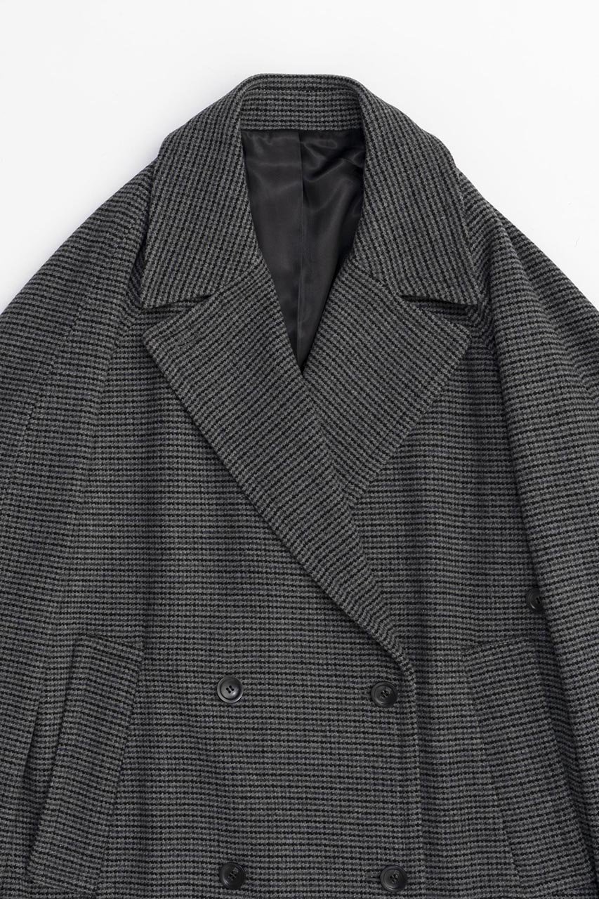 【メゾンスペシャル/MAISON SPECIAL】のGun Club Plaid Long Coat/ガンクラブロングコート 人気、トレンドファッション・服の通販 founy(ファニー) 　ファッション　Fashion　レディースファッション　Fashion for Women　アウター　Coat / Outerwear Collection　コート・ロングコート・ピーコート　Long Coats, Peacoats & More　スリーブ　Sleeve, Long Sleeve / Short Sleeve　ダブル　Double, Double-Breasted　チェック　Check, Plaid, Tartan　無地　Plain, Solid Color　ロング　Long, Long-Length　冬　Winter / This Winter　other-2|ID: prp329100004926910 ipo3291000000036968787