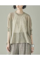 【カレンソロジー/Curensology】のシアーリラックスニットプルオーバー ベージュ|ID:prp329100004926914