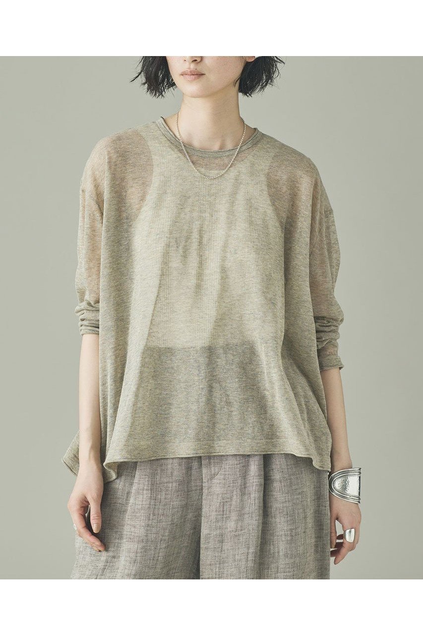 【カレンソロジー/Curensology】のシアーリラックスニットプルオーバー インテリア・キッズ・メンズ・レディースファッション・服の通販 founy(ファニー) 　ファッション　Fashion　レディースファッション　Fashion for Women　トップス・カットソー　Cut & Sew Tops　ニット　Knit Tops & Sweaters　カジュアルプルオーバー・ニットトップス　Pullovers & Knit Tops / Casual Pullovers　おすすめ　Recommended / Our Picks　インナー　Innerwear　キャミソール　Camisole, Spaghetti Strap Top　シアー　Sheer, See-Through　シンプル　Simple, Minimal　タンク　Tank Top, Sleeveless Top　デニム　Denim, Jeans Material　ボトム　Bottoms, Lower Wear　エレガント 上品　Elegant　夏　Summer　新作・新入荷　New Arrivals / New In　ベージュ|ID: prp329100004926914 ipo3291000000036968828