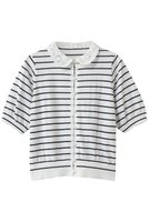 【マリリンムーン/MARILYN MOON】のコットンナイロンレースカラーニットカーディガン 人気、トレンドファッション・服の通販 founy(ファニー) ファッション Fashion レディースファッション Fashion for Women トップス・カットソー Cut & Sew Tops ニット Knit Tops & Sweaters カーディガン・羽織り Layered Style Cardigans カーディガン Cardigan, Knitwear コンパクト Compact, Small Size バルーン Balloon, Balloon Silhouette パール Pearl, Pearl Accent レース Lace, Lace Fabric 夏 Summer 新作・新入荷 New Arrivals / New In |ID:prp329100004926916