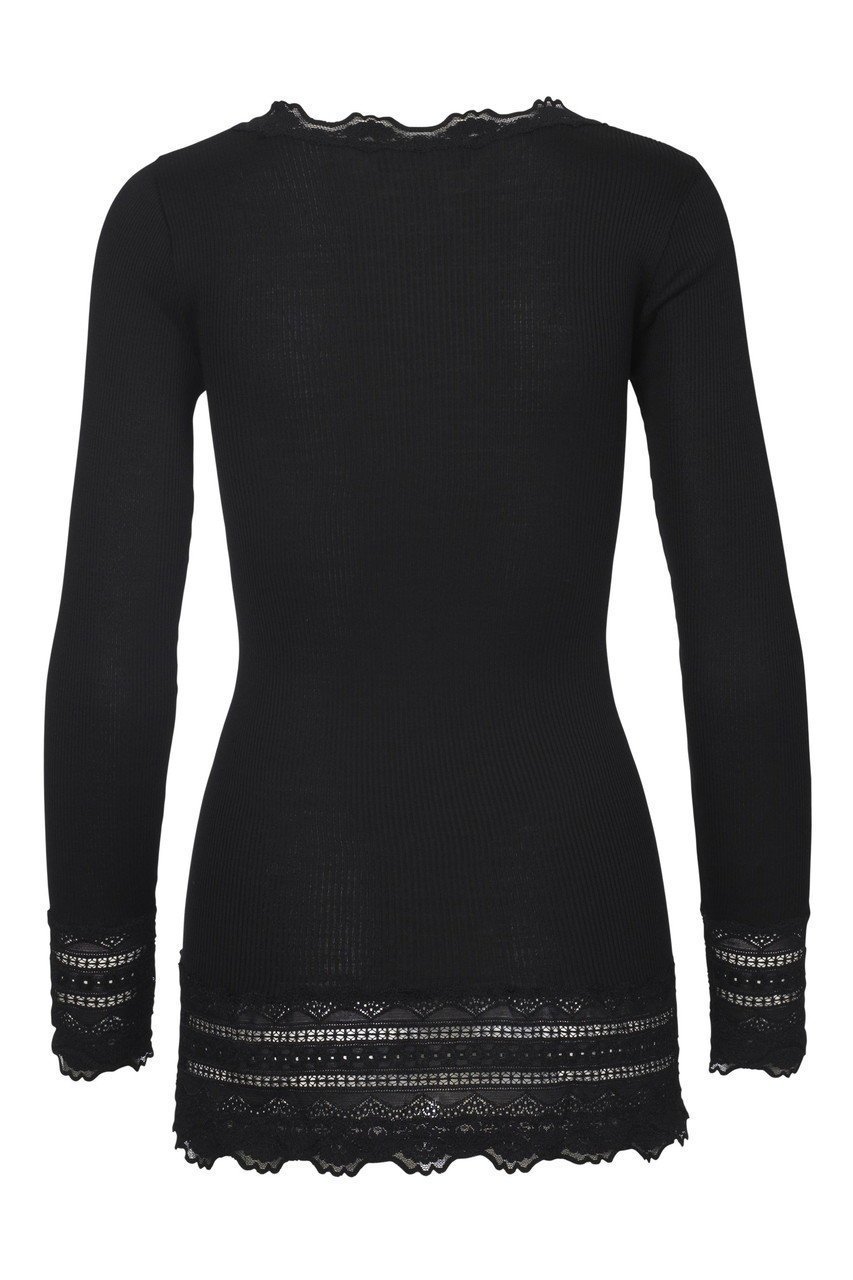 【ロサムンド/ROSEMUNDE】のレース付き プルオーバー シルクコットン 人気、トレンドファッション・服の通販 founy(ファニー) 　ファッション　Fashion　レディースファッション　Fashion for Women　下着・ランジェリー　Lingerie & Intimates　その他ランジェリー・インナーアイテム　Other Lingerie / Intimates　トップス・カットソー　Cut & Sew Tops　インナー　Innerwear　エレガント 上品　Elegant　シルク　Silk, 100% Silk　フィット　Fit, Slim Fit　フェミニン　Feminine, Girly　フリル　Frill, Ruffle　ホールガーメント　WholeGarment, Seamless Knit　ランジェリー　Lingerie, Intimate Wear　レース　Lace, Lace Fabric　冬　Winter / This Winter　夏　Summer　長袖　Long Sleeve, Full Sleeve　other-2|ID: prp329100004926924 ipo3291000000036969039