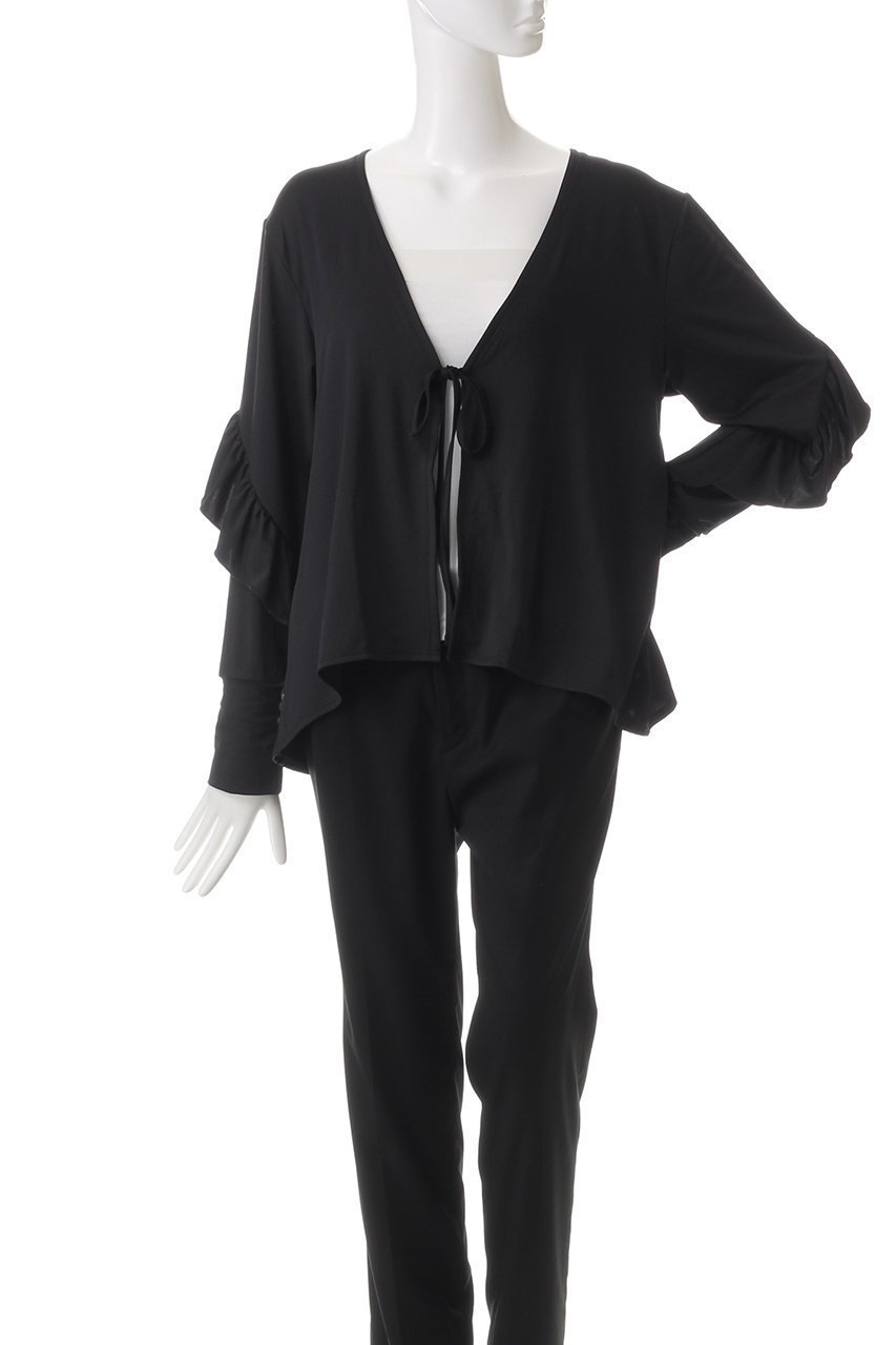 【レイール/Reir】の【San-ai Resort】フリル羽織 (UPF50+) 人気、トレンドファッション・服の通販 founy(ファニー) 　ファッション　Fashion　レディースファッション　Fashion for Women　アウター　Coat / Outerwear Collection　スポーツウェア　Functional & Stylish Sportswear　スポーツ アウター　Sports Outerwear / Running Jacket / Windbreaker　トップス・カットソー　Cut & Sew Tops　なめらか　Smooth, Silky Texture　シンプル　Simple, Minimal　ストレッチ　Stretch, Stretchy Fabric　スポーツ　Sports, Activewear　フェミニン　Feminine, Girly　フリル　Frill, Ruffle　フロント　Front, Front Design　ボトム　Bottoms, Lower Wear　リボン　Ribbon, Bow　羽織　Haori, Light Jacket　other-2|ID: prp329100004926940 ipo3291000000036969230