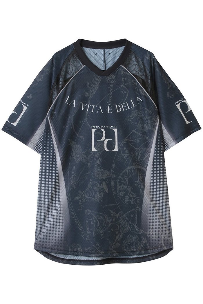 【プランク プロジェクト/PRANK PROJECT】のアストロノミーゲームシャツ / Astronomy Game Shirt インテリア・キッズ・メンズ・レディースファッション・服の通販 founy(ファウニー) https://founy.com/ ファッション Fashion レディースファッション Fashion for Women トップス・カットソー Cut & Sew Tops シャツ・ブラウス・オフィスカジュアル Elegant Blouses & Button-Ups ロングTシャツ・Tシャツ Longline T-Shirts & Tees カットソー・ベーシックTシャツ Cut-and-Sewn Tops / Stretch Tees & Basics グラデーション Gradient, Ombre ショート Short, Short Length スポーティ Sporty, Casual Athletic スリーブ Sleeve, Long Sleeve / Short Sleeve ドット Polka Dot, Dot Pattern プリント Print, Printed Pattern メッシュ Mesh, Net Fabric レース Lace, Lace Fabric ロマンティック Romantic, Feminine Style |ID: prp329100004926963 ipo3291000000036969446